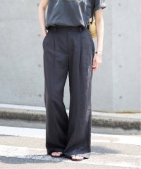 SLOBE IENA/リネン混イージースラックス/507836230
