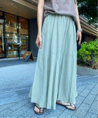 SLOBE IENA/PEボイル切替ギャザースカート/507836242