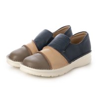 Bijinrinka/ビジンリンカ Bijinrinka レザーパッチワークスリッポンシューズ/507836270
