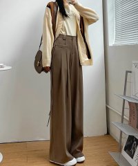 SEU/エスイーユー SEU サイドリボンセミワイドスラックス/507836479