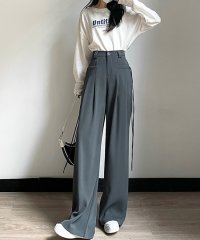 SEU/エスイーユー SEU サイドリボンセミワイドスラックス/507836479