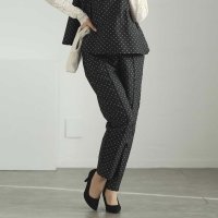 Sawa a la mode/サワアラモード Sawa a la mode 大人が穿きたいドット柄テーパードパンツ/507836870