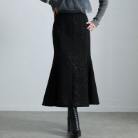 Sawa a la mode/サワアラモード Sawa a la mode 星の様なラメの煌きマーメイドニットスカート/507836899