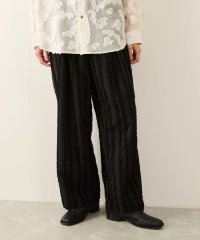 JUNRed/【セットアップ対応】テクスチャードファブリックインタックワイドパンツ/507836924