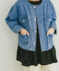 ITEMS URBAN RESEARCH/デニムノーカラージャケット/507837037