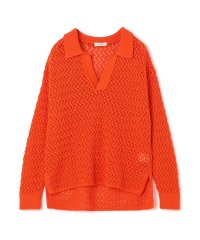 MACPHEE/メッシュコットン スキッパープルオーバー/507837068