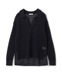 MACPHEE/メッシュコットン スキッパープルオーバー/507837068