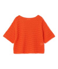 MACPHEE/メッシュコットン ボートネックプルオーバー/507837069