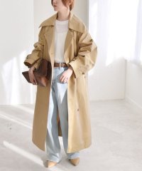 quaranciel/quaranciel:〈手洗い可能〉シャンブレー オーバー ステンカラー コート/507837235