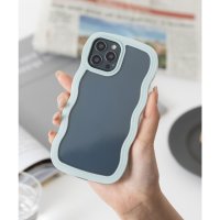 emonique/エモニーク emonique パステル うねうね ウェーブフレーム iPhoneケース カバー/507837264
