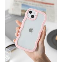 emonique/エモニーク emonique パステル うねうね ウェーブフレーム iPhoneケース カバー/507837264