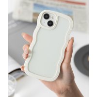 emonique/エモニーク emonique パステル うねうね ウェーブフレーム iPhoneケース カバー/507837264