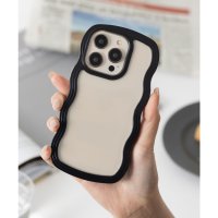 emonique/エモニーク emonique パステル うねうね ウェーブフレーム iPhoneケース カバー/507837276