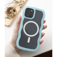 emonique/エモニーク emonique iPhoneケース カバー ウェーブ うねうね magsafe搭載/507837279