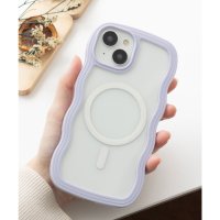 emonique/エモニーク emonique iPhoneケース カバー ウェーブ うねうね magsafe搭載/507837279