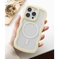 emonique/エモニーク emonique iPhoneケース カバー ウェーブ うねうね magsafe搭載/507837279