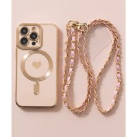 emonique/エモニーク emonique チェーンストラップ付 iPhoneスマホケース カバー MagSafe搭載/507837281
