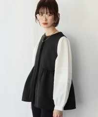Ampirula/アンピルーラ Ampirula ペプラムノースリーブベスト【洗える】/507837909