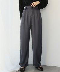 Ampirula/アンピルーラ Ampirula ハイウエストタックストレートパンツ【洗える】/507837910