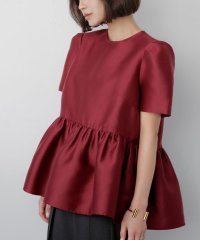 ELFRANK/エルフランク ELFRANK パフスリーブペプラム切替トップス/507837915