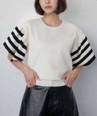 ELFRANK/エルフランク ELFRANK ボーダースリーブニットプルオーバー/507837919
