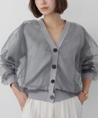 ELFRANK/エルフランク ELFRANK チュールレイヤードニットカーディガン/507837923