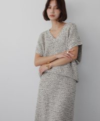 ELFRANK/エルフランク ELFRANK ミックスニットベスト・ナロースカートセットアップ/507837925
