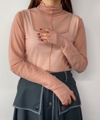 NICOLE CLUB/シアーメッシュタートルインナー/504936594