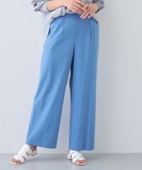 INDIVI/新色登場！【雑誌掲載/褒められパンツ／洗える】ウエストゴムワイドタックパンツ/505927404