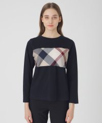 BLUE LABEL CRESTBRIDGE/コットンシルケットスムースロングTシャツ/507773276