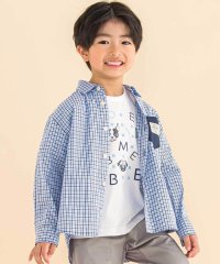 Noeil aime BeBe/ギンガムチェックシャツ+Tシャツセット(80~130cm)/507793240