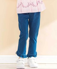 Noeil aime BeBe/デニムニット裾フリルパンツ(90~130cm)/507793248