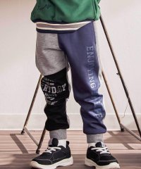 WASK/ロゴプリント配色段ボールニットジョガーパンツ(100~160cm)/507799617