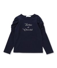 Tartine et Chocolat/【日本製】コンパクトコットンベア天竺ロゴプリントTシャツ(90~140cm)/507799626