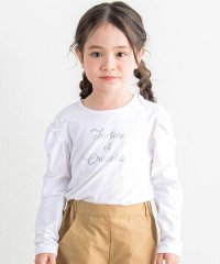 Tartine et Chocolat/【日本製】コンパクトコットンベア天竺ロゴプリントTシャツ(90~140cm)/507799626