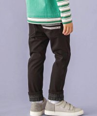 BeBe/ストレッチツイル裾ロゴプリントロングパンツ(90~150cm)/507826193