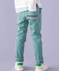 BeBe/ストレッチツイル裾ロゴプリントロングパンツ(90~150cm)/507826193
