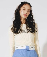 JILL by JILL STUART/コンパクト配色ロゴニット/507829919