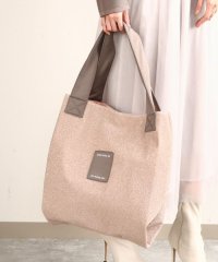 MK MICHEL KLEIN BAG/メタリックラメスクエアトートバッグ/507838701