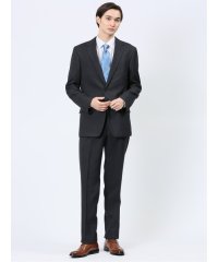 TAKA-Q/タカキュー TAKA－Q ストレッチウォッシャブル レギュラーフィット 2ボタン2ピーススーツ ストライプ紺/507838835