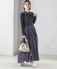 SHIPS WOMEN/〈手洗い可能〉ポロ 衿 シアー ティアード ワンピース/507838894