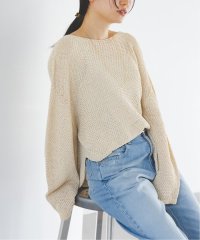 NOBLE/ペーパーヤーンカノコ BACK Vプルオーバー/507838903