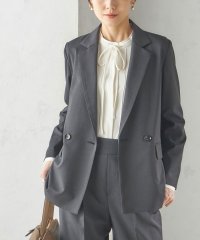 SHIPS WOMEN/〈手洗い可能〉ツイル ダブル ジャケット（セットアップ対応）/507839064