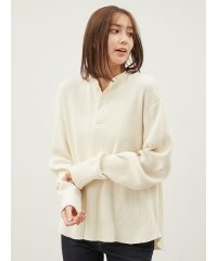 Mila Owen/ワッフルヘンリーカットトップス/507839472