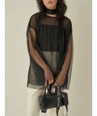 emmi atelier/ウォッシャブル2wayチュールリボンプルオーバー/507839487