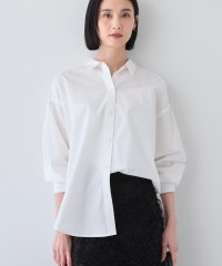 INDIVI/春SALE！【UVケア／カラーストライプ柄】袖コンシャスシャツ/507839498