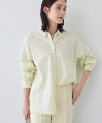 INDIVI/春SALE！【UVケア／カラーストライプ柄】袖コンシャスシャツ/507839498