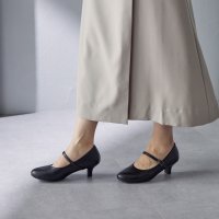 AcureZ/アキュアーズ AcureZ 仕事でも活躍！約5cmヒールのベルト付きラウンドトゥパンプス/507839573