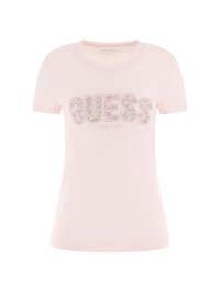 GUESS/ゲス GUESS CN Ss Logo Lace Tee/507839878