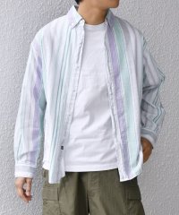 SHIPS any MEN/SHIPS any: BEZ TEXTILE マルチカラー ストライプ / ソリッド ボタンダウン シャツ◇/507840066
